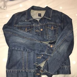 Gap medium wash denim jacket